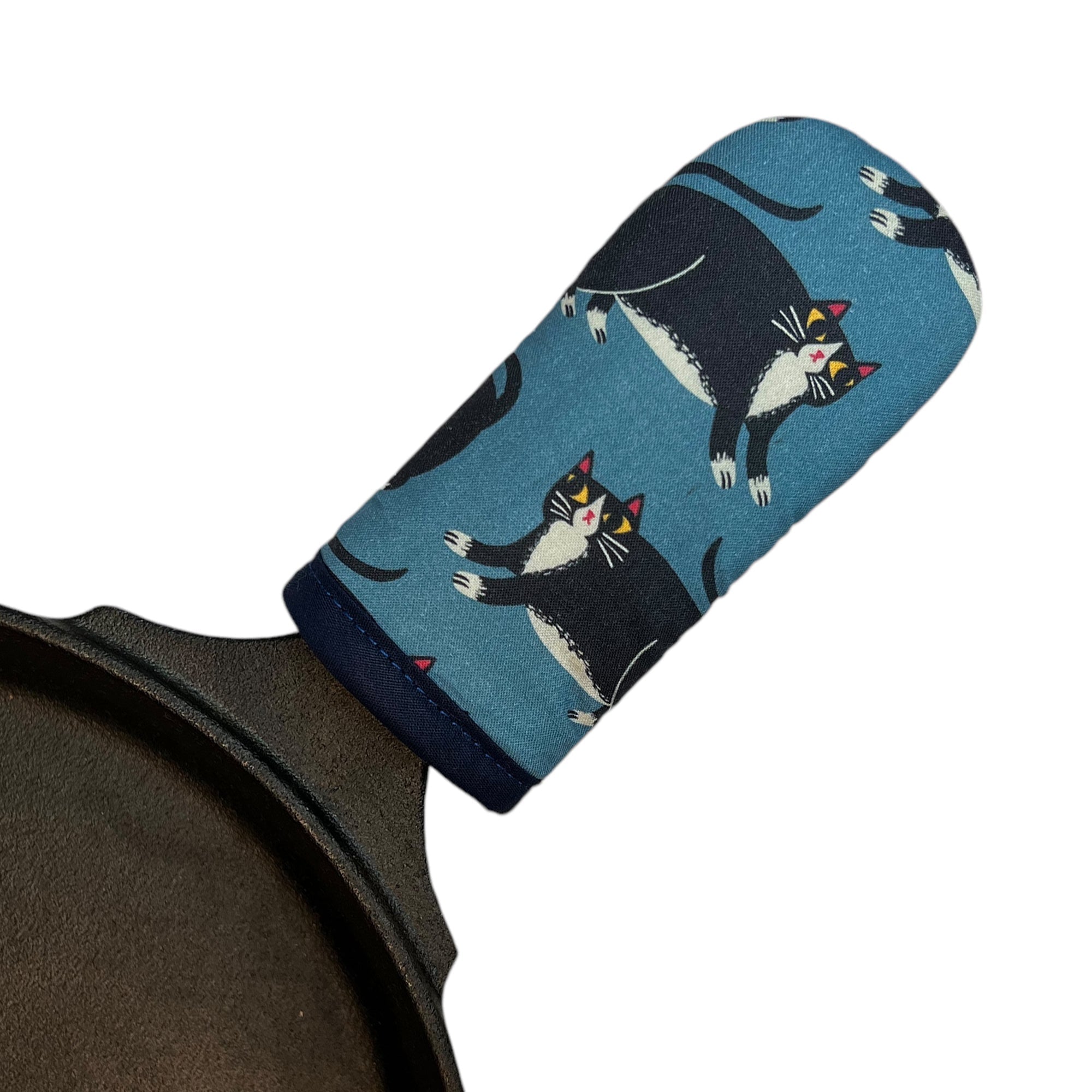 Midnight Meow Cast Iron Skillet Mitt