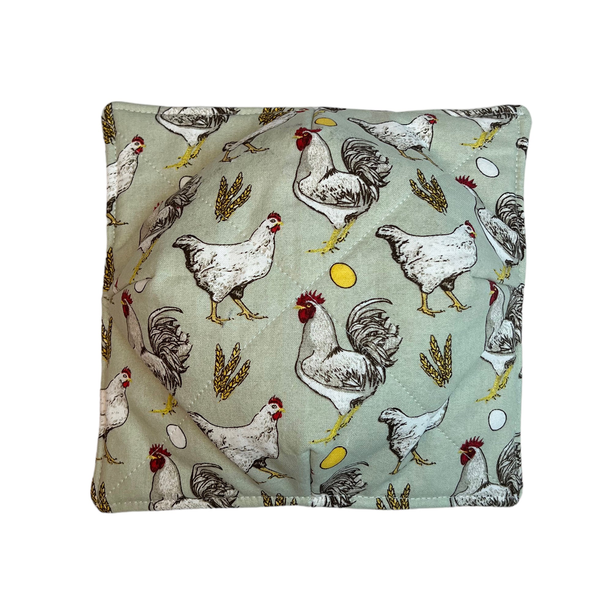 Barnyard Chickens Microwave Bowl Cozy