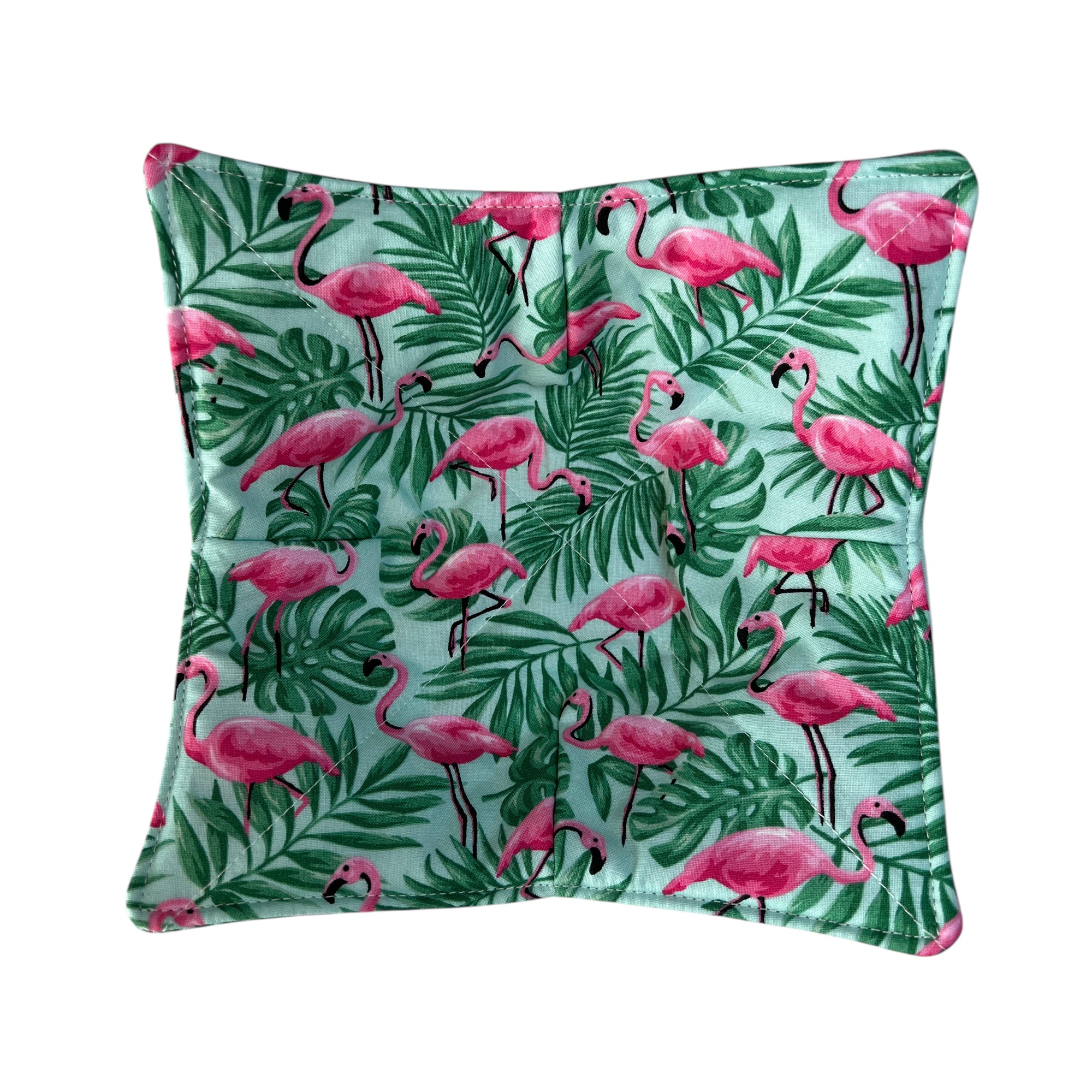 Flamingo Paradise Microwave Bowl Cozy