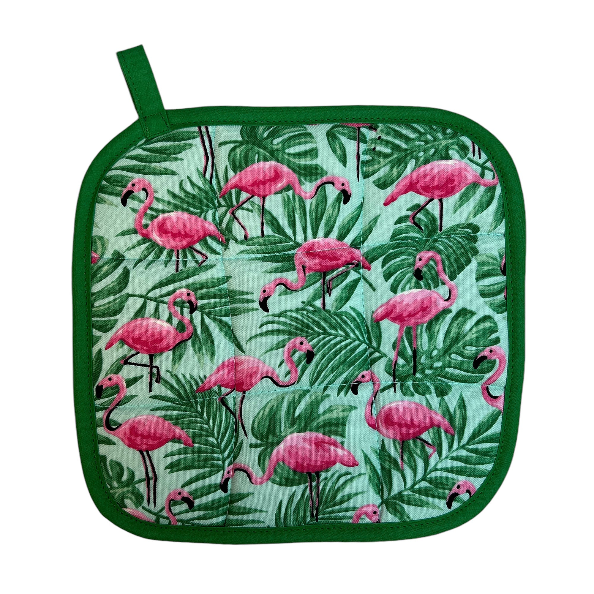 Flamingo Paradise Pot Holder