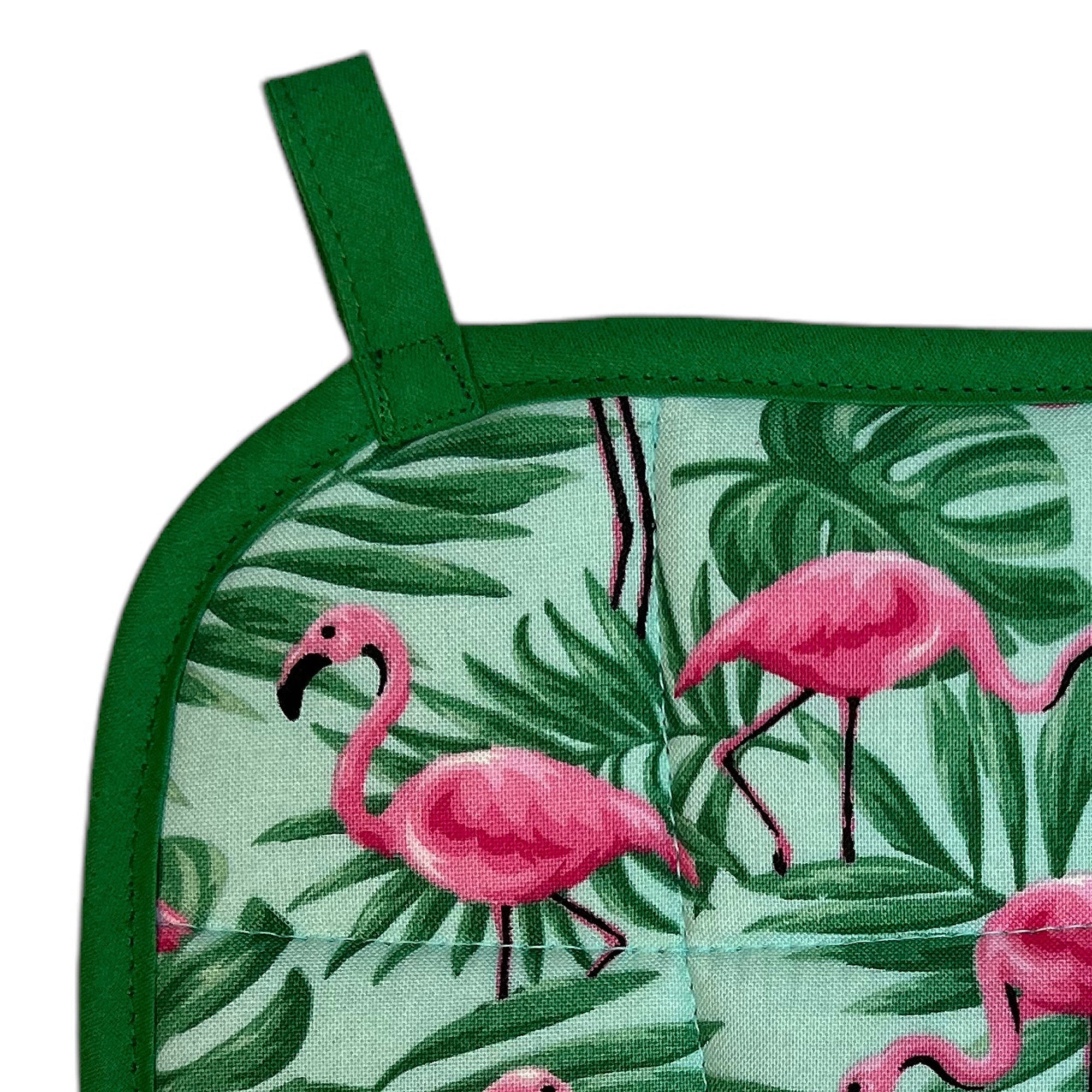 Flamingo Paradise Pot Holder