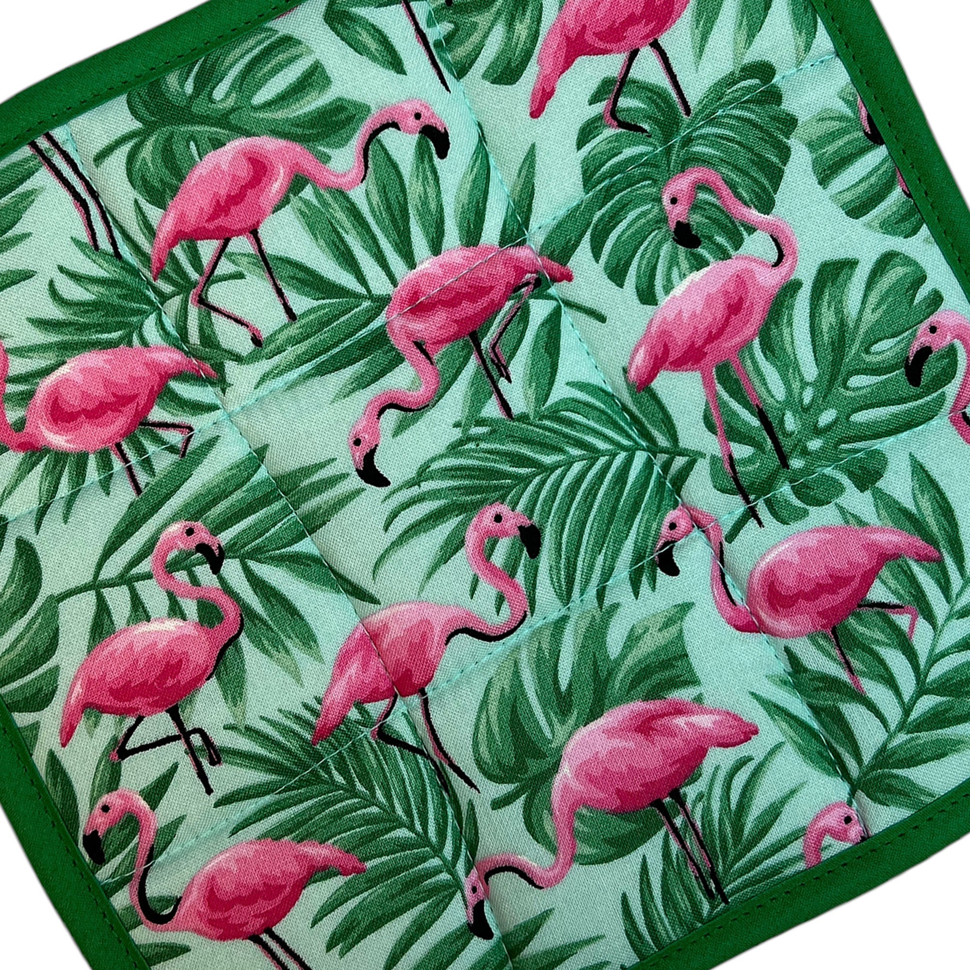 Flamingo Paradise Pot Holder