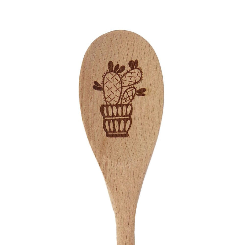 Cactus Wooden Spoon