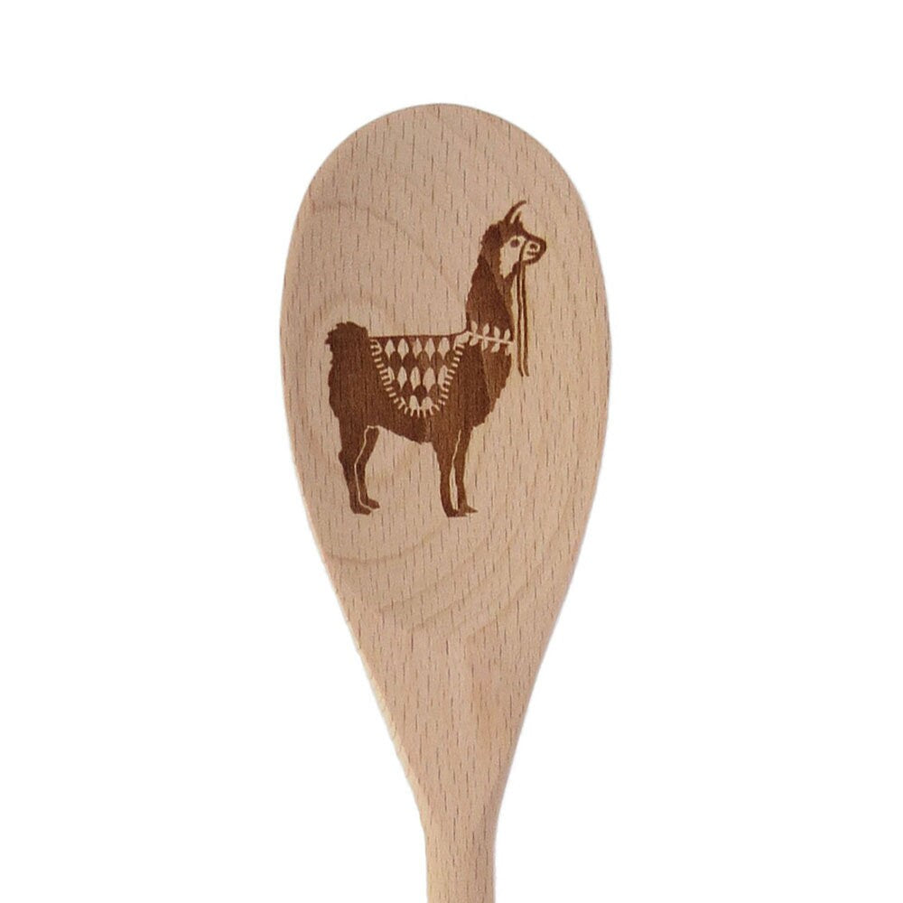 Llama Wooden Spoon