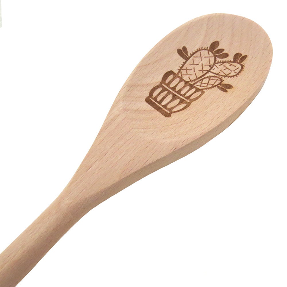 Cactus Wooden Spoon