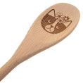 Load image into Gallery viewer, Flower Cat Wooden Spoon
