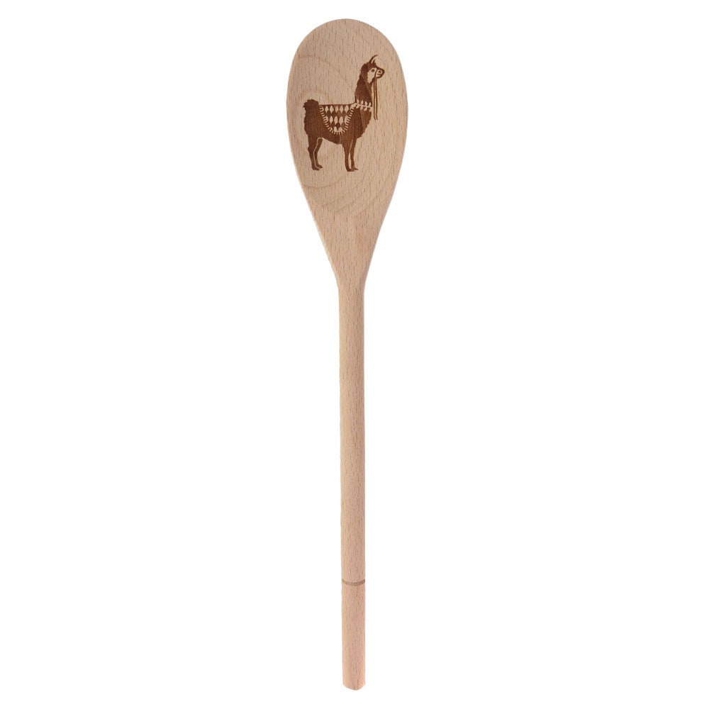 Llama Wooden Spoon