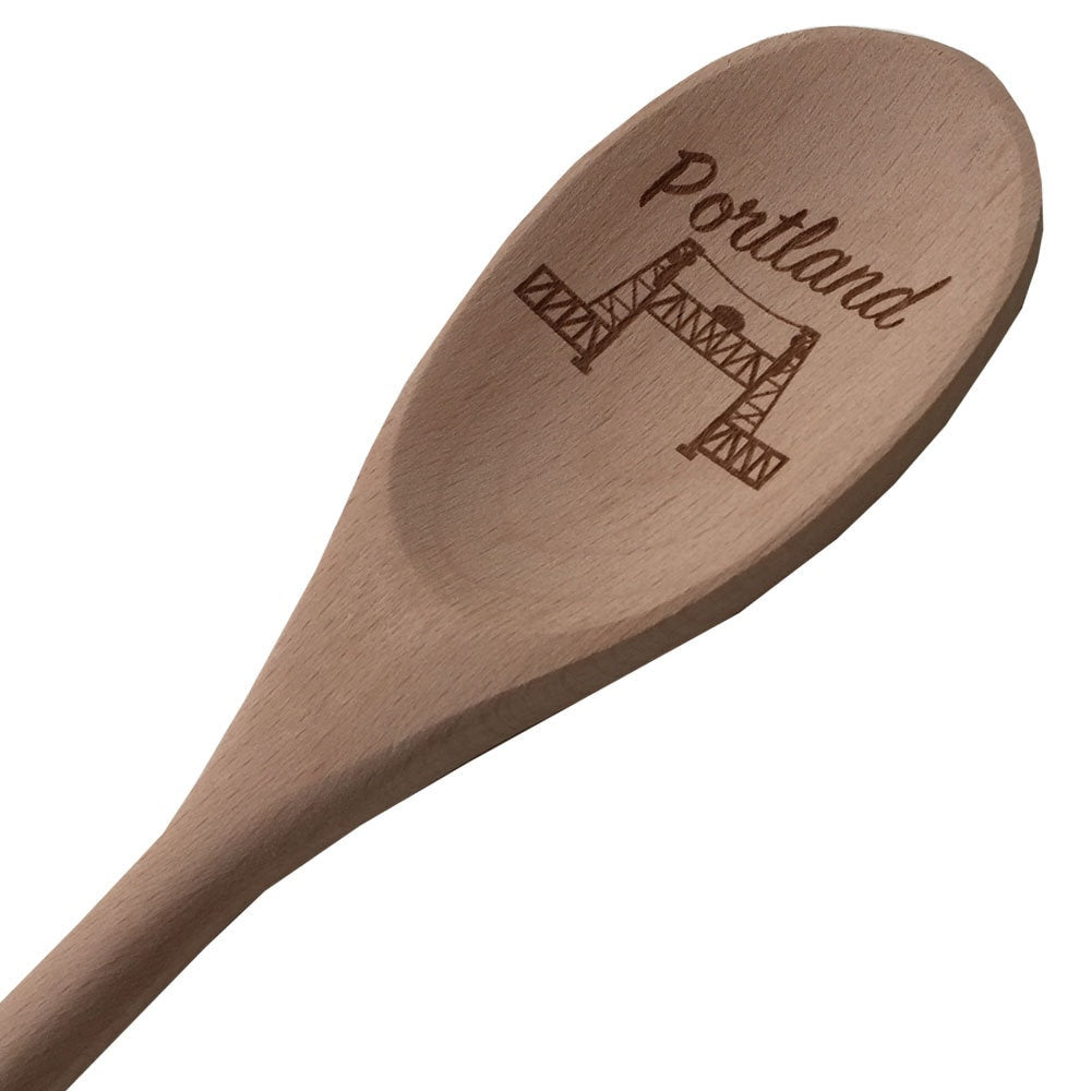 Portland Rain Wooden Spoon