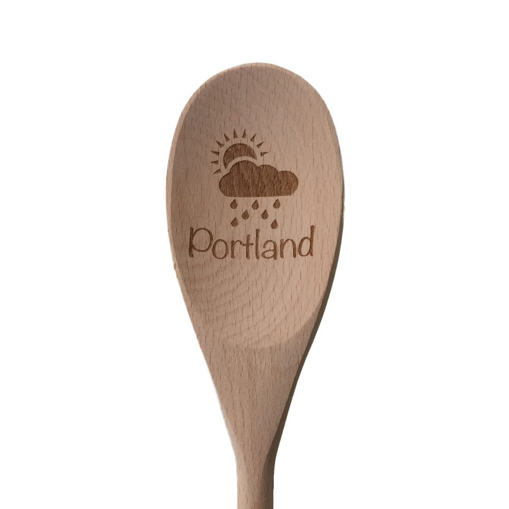 Portland Rain Wooden Spoon