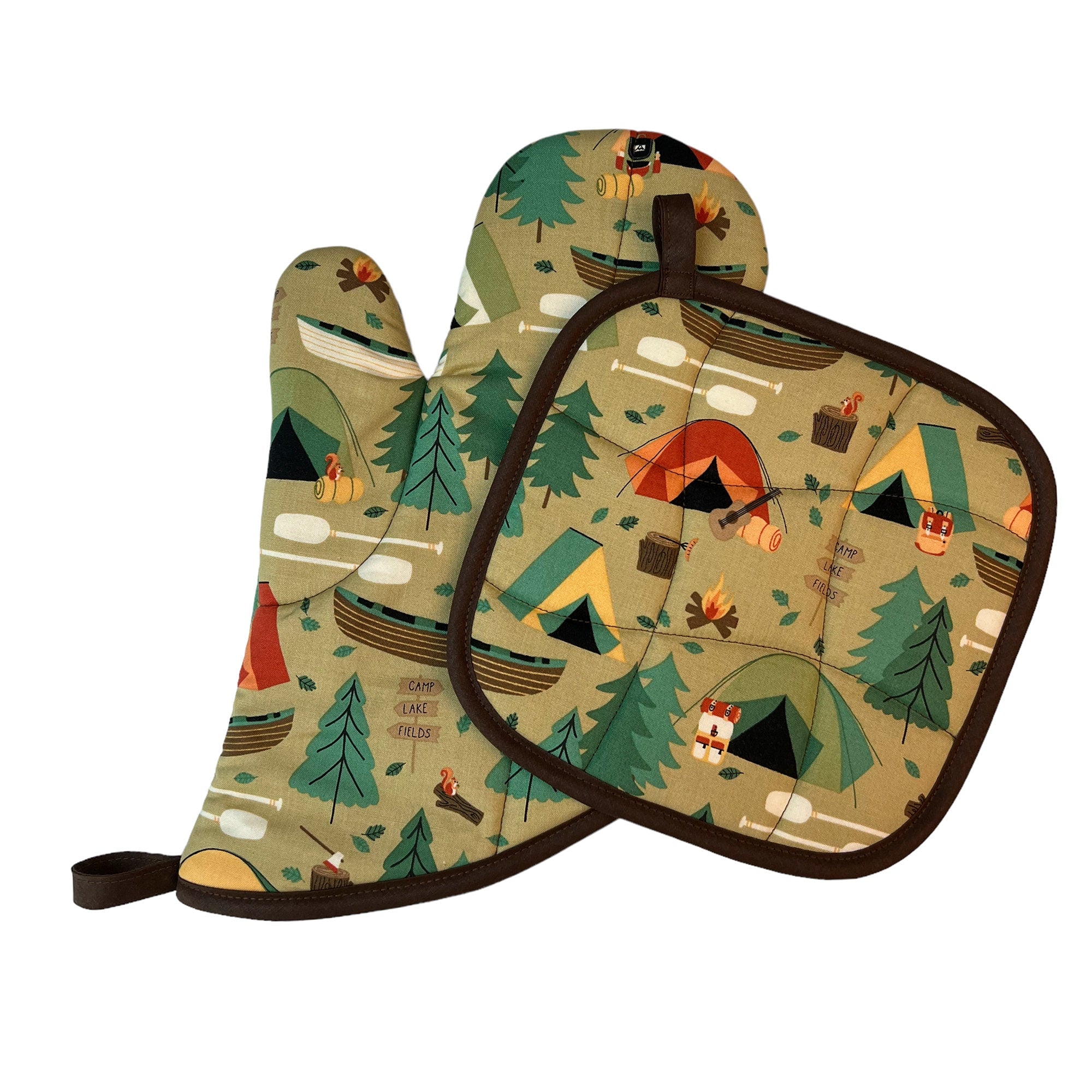 Camping Trip Oven Mitt