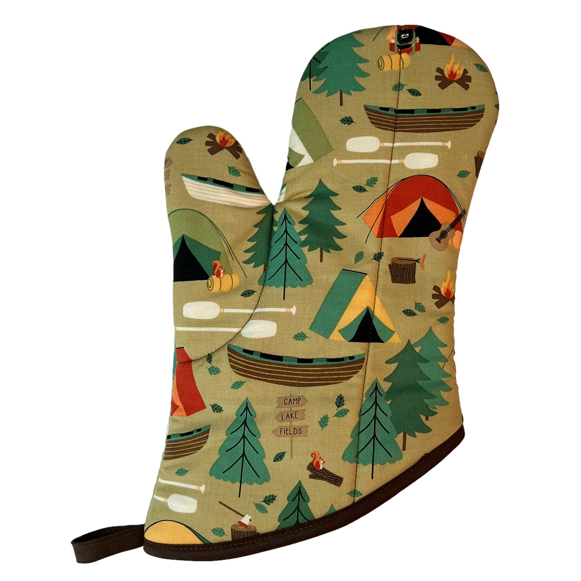 Camping Trip Oven Mitt