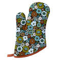 Load image into Gallery viewer, 70's Flowers Oven Mitt
