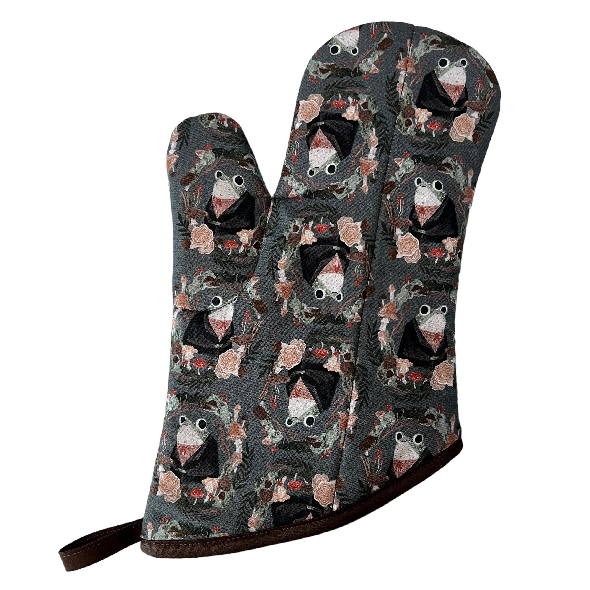 Goblincore Frogs Oven Mitt