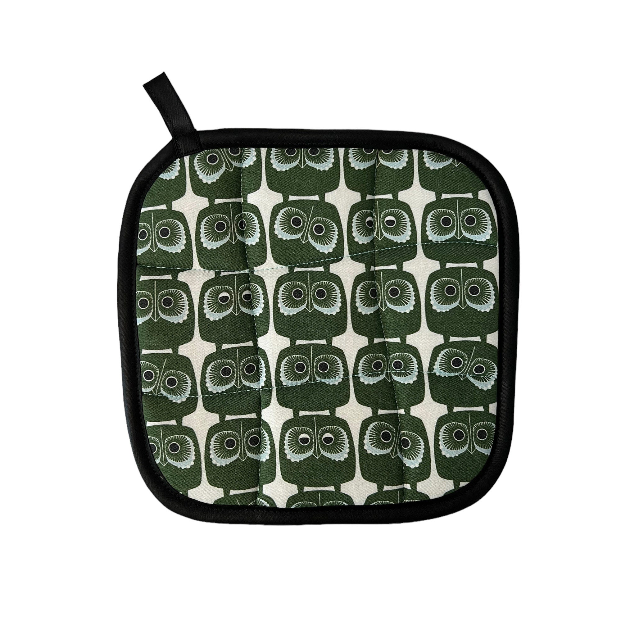 Green Owls Pot Holder