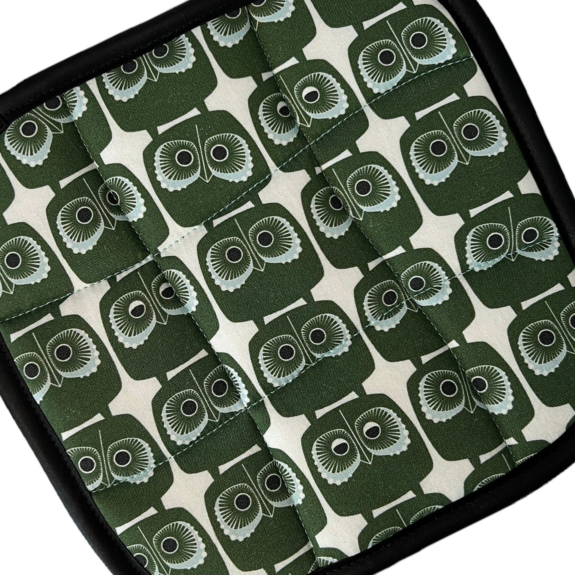 Green Owls Pot Holder