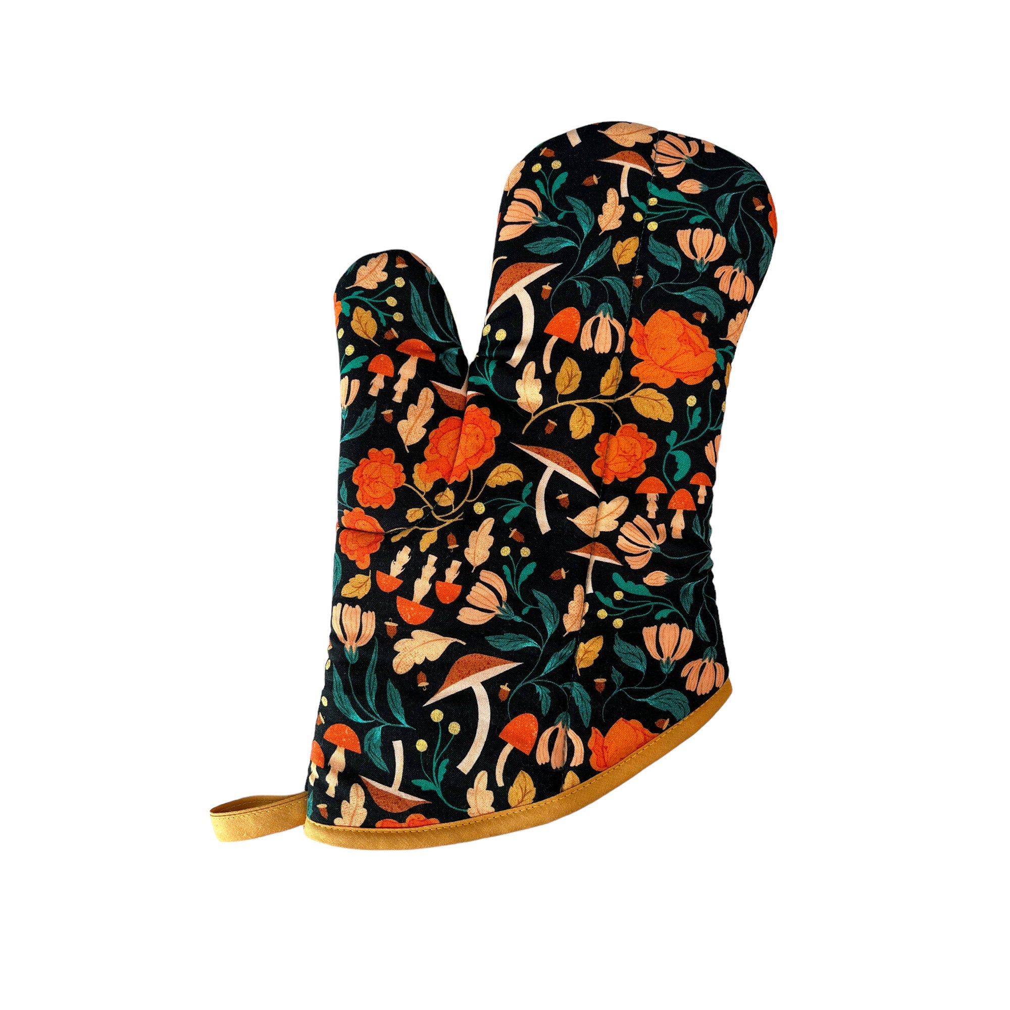 Mushroom Flora Oven Mitt