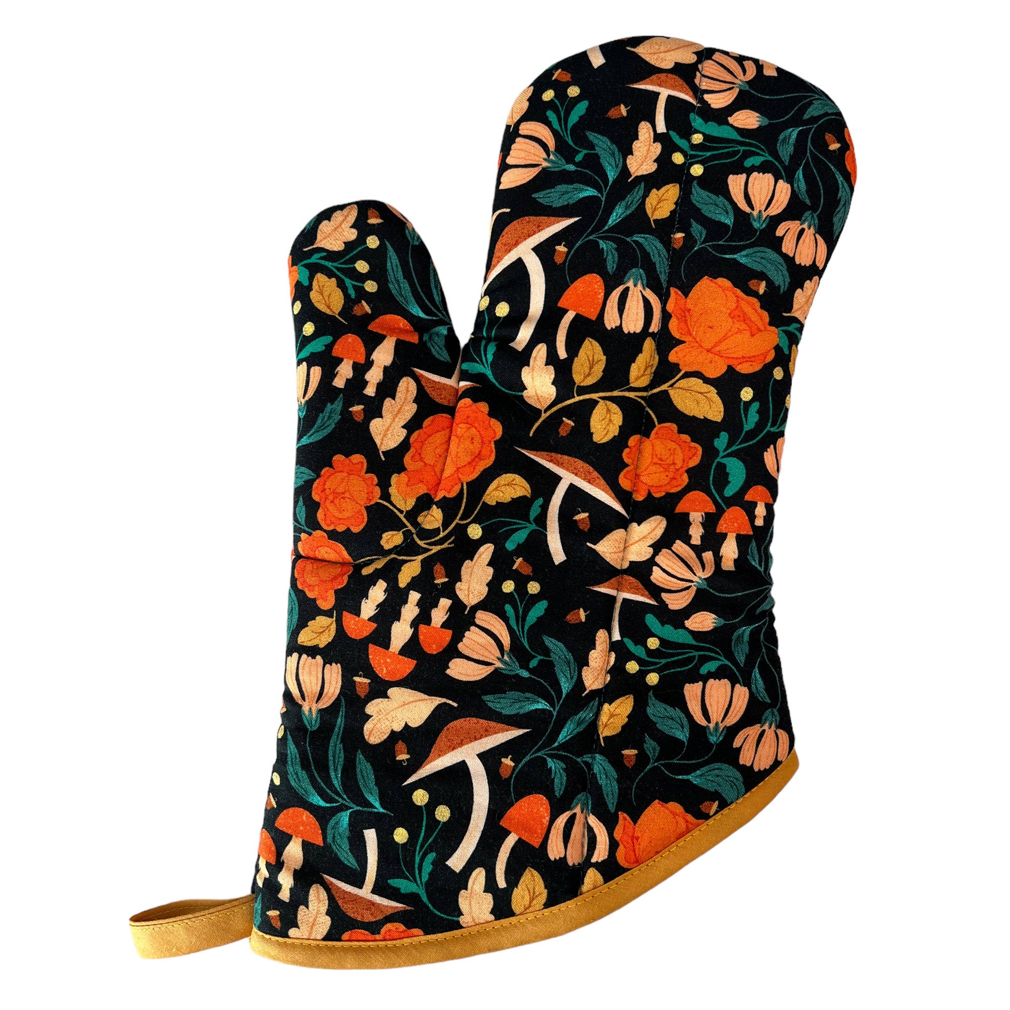 Mushroom Flora Oven Mitt