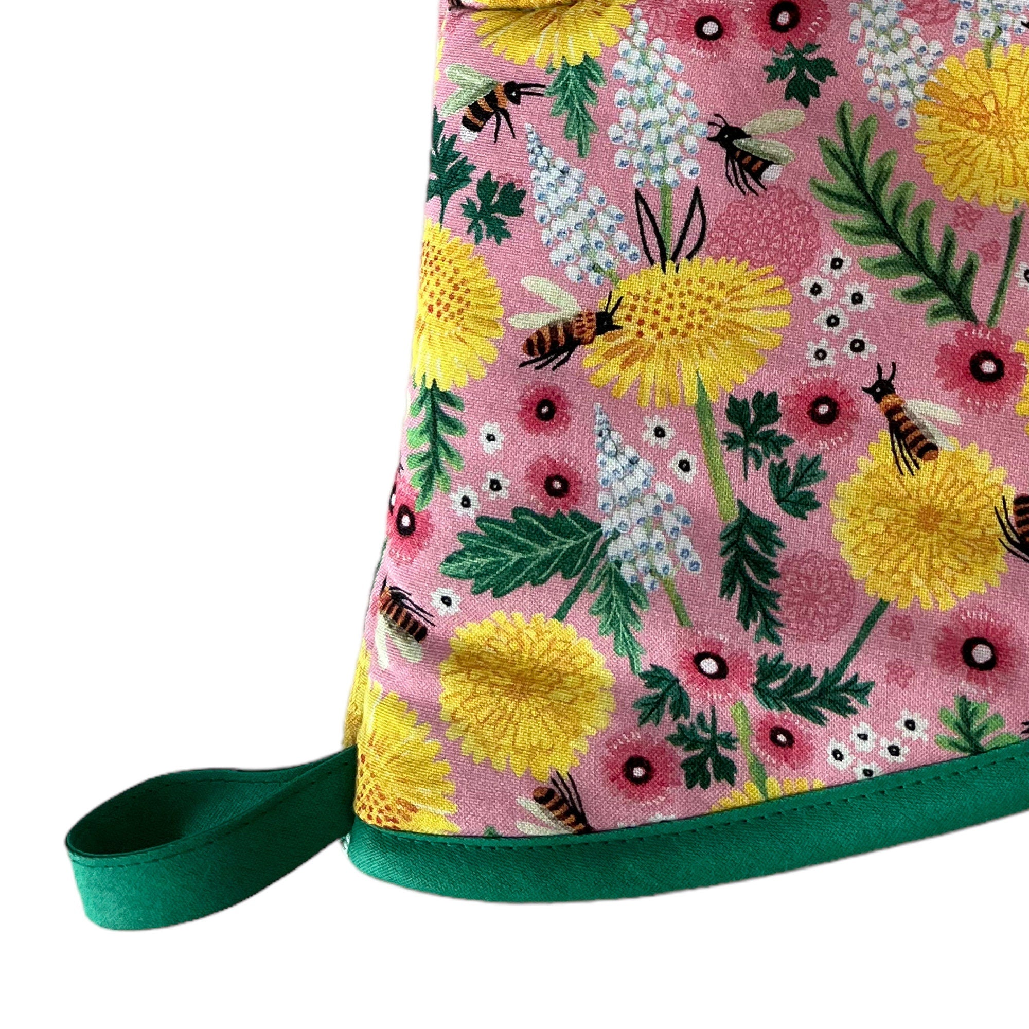 SALE- Springtime Bees Oven Mitt