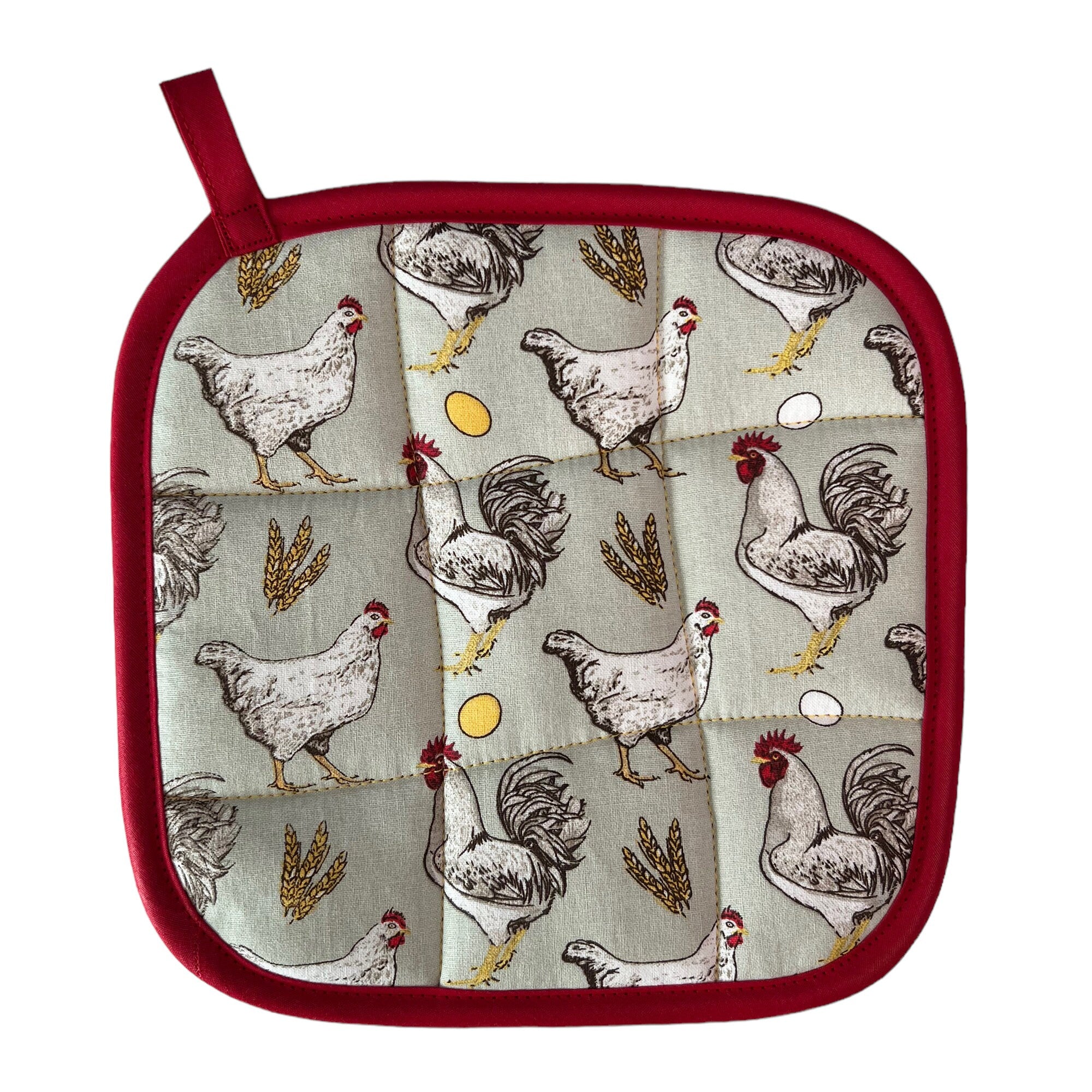 Barnyard Chickens Pot holder