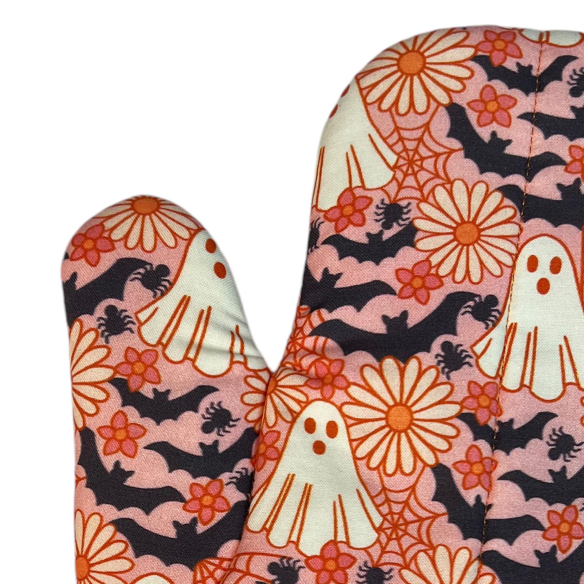 Ghostly Grooves Oven Mitt