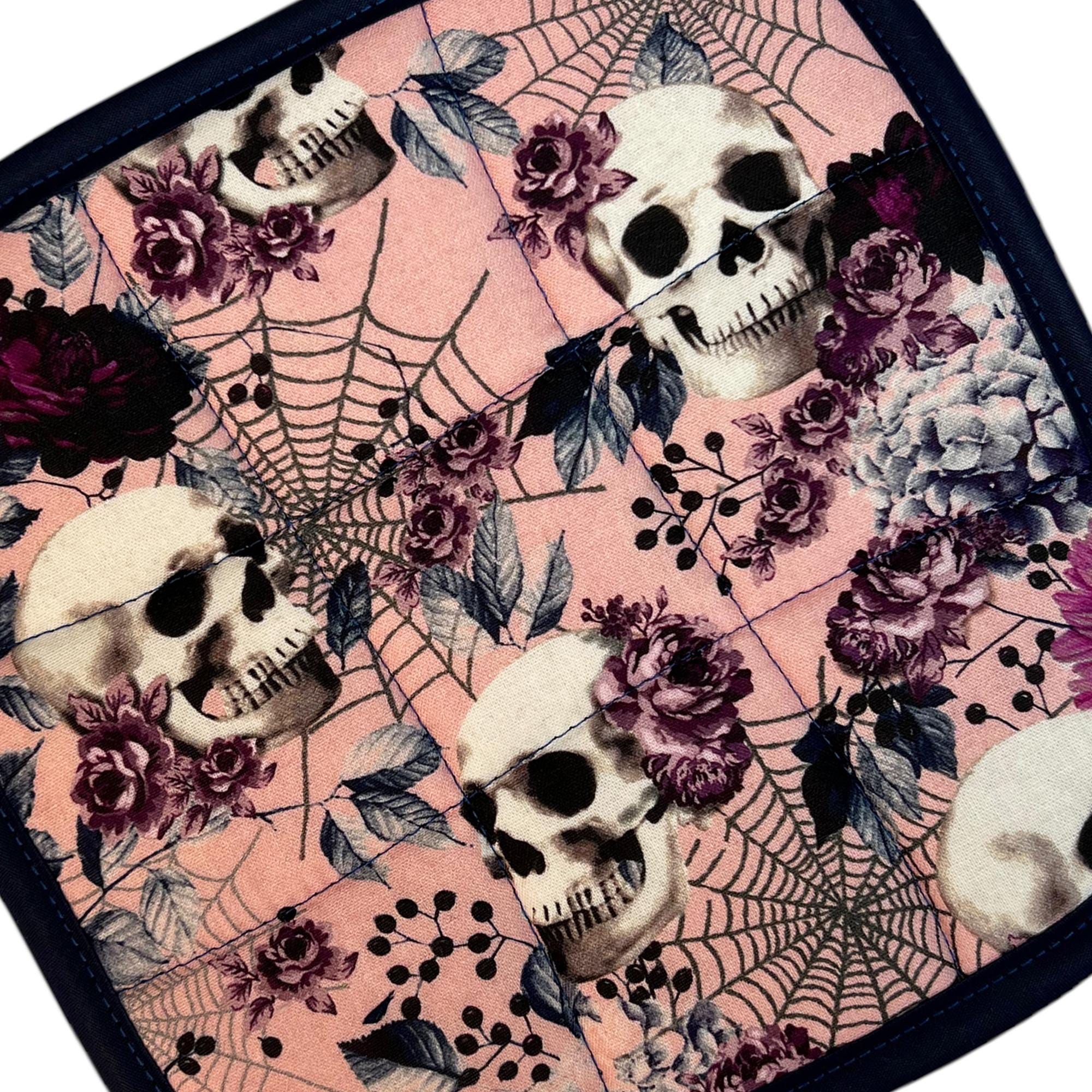 Midnight Garden of Skulls Pot holder