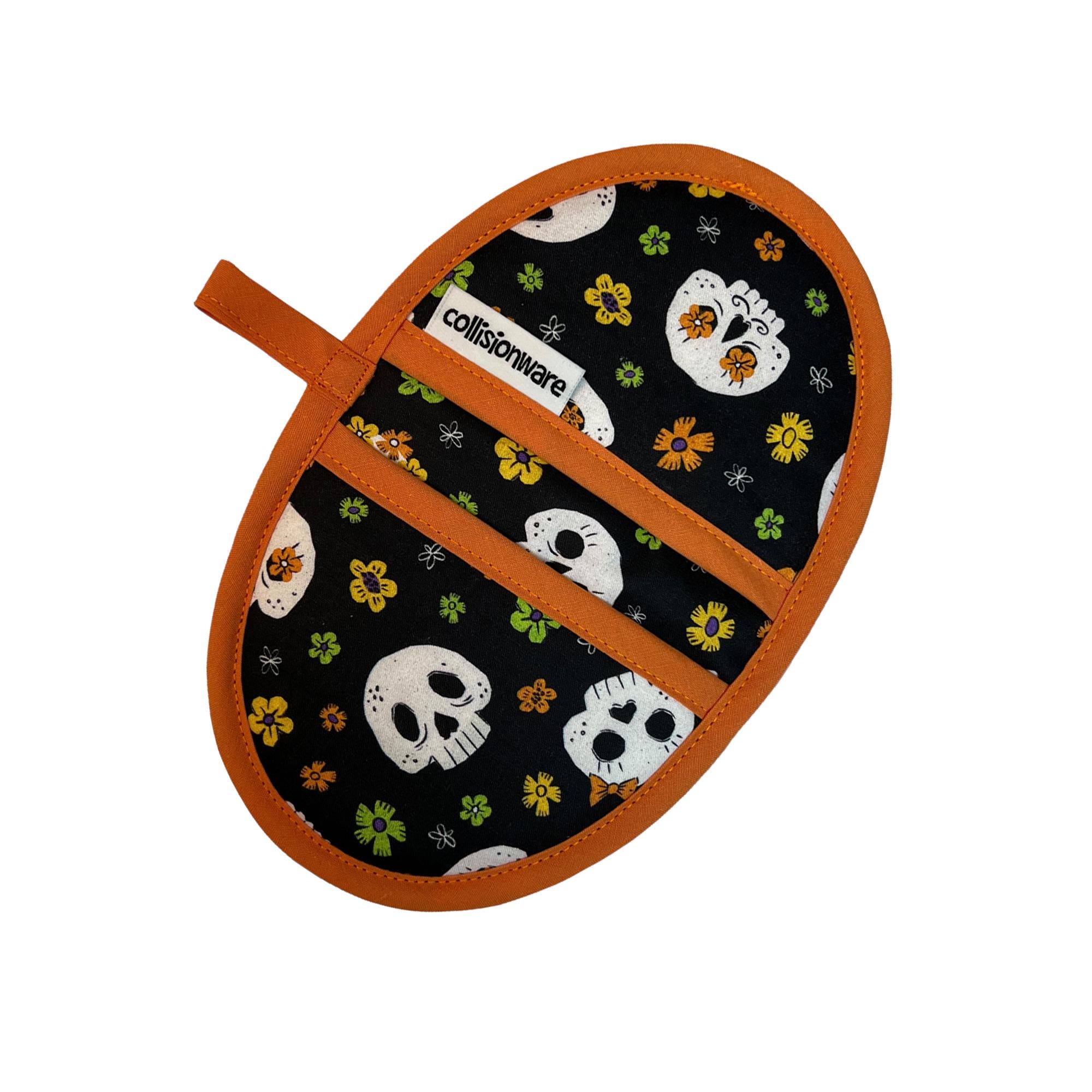 Skulls in Bloom Mini Pincher Mitt