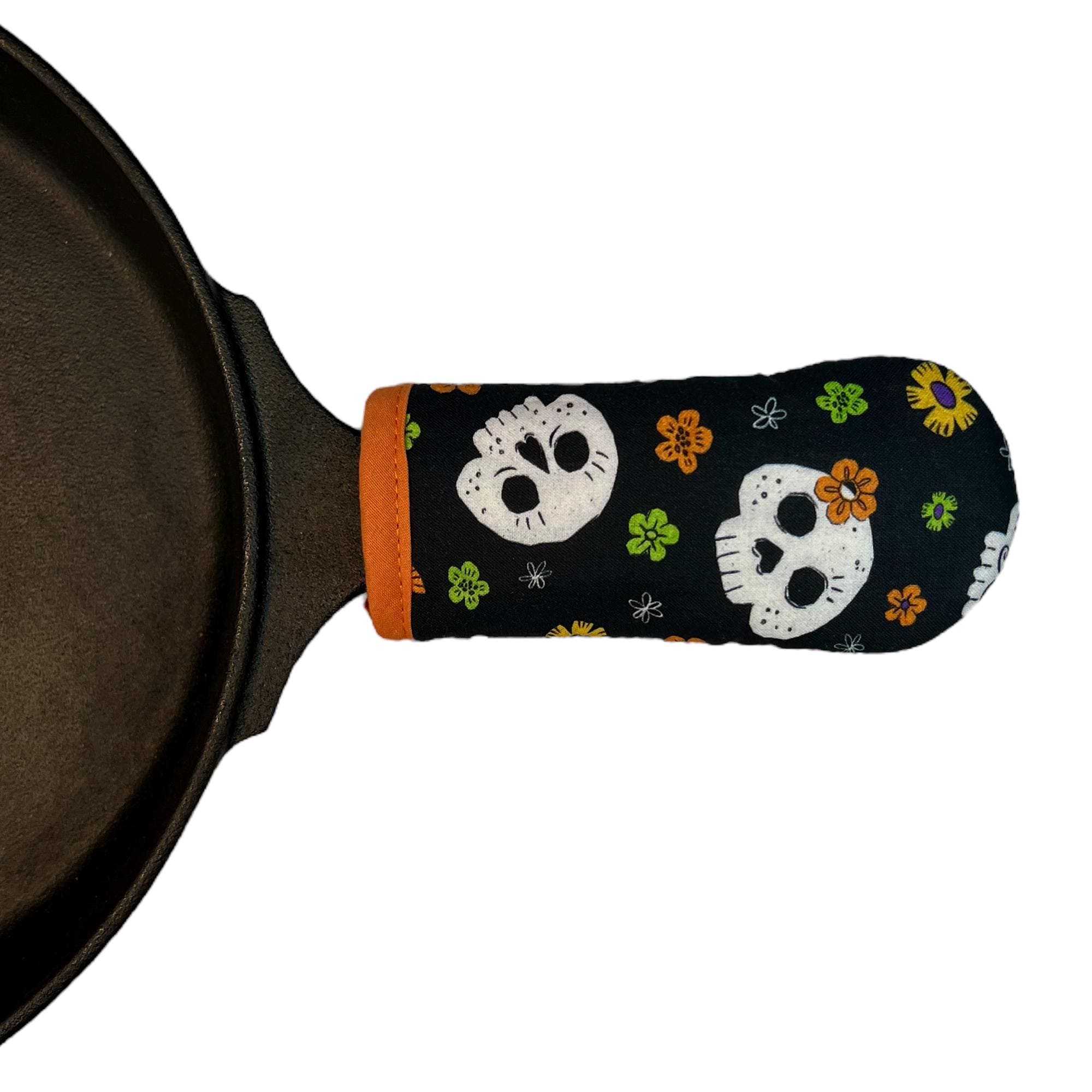 Skulls in Bloom Cast Iron Skillet Mitt