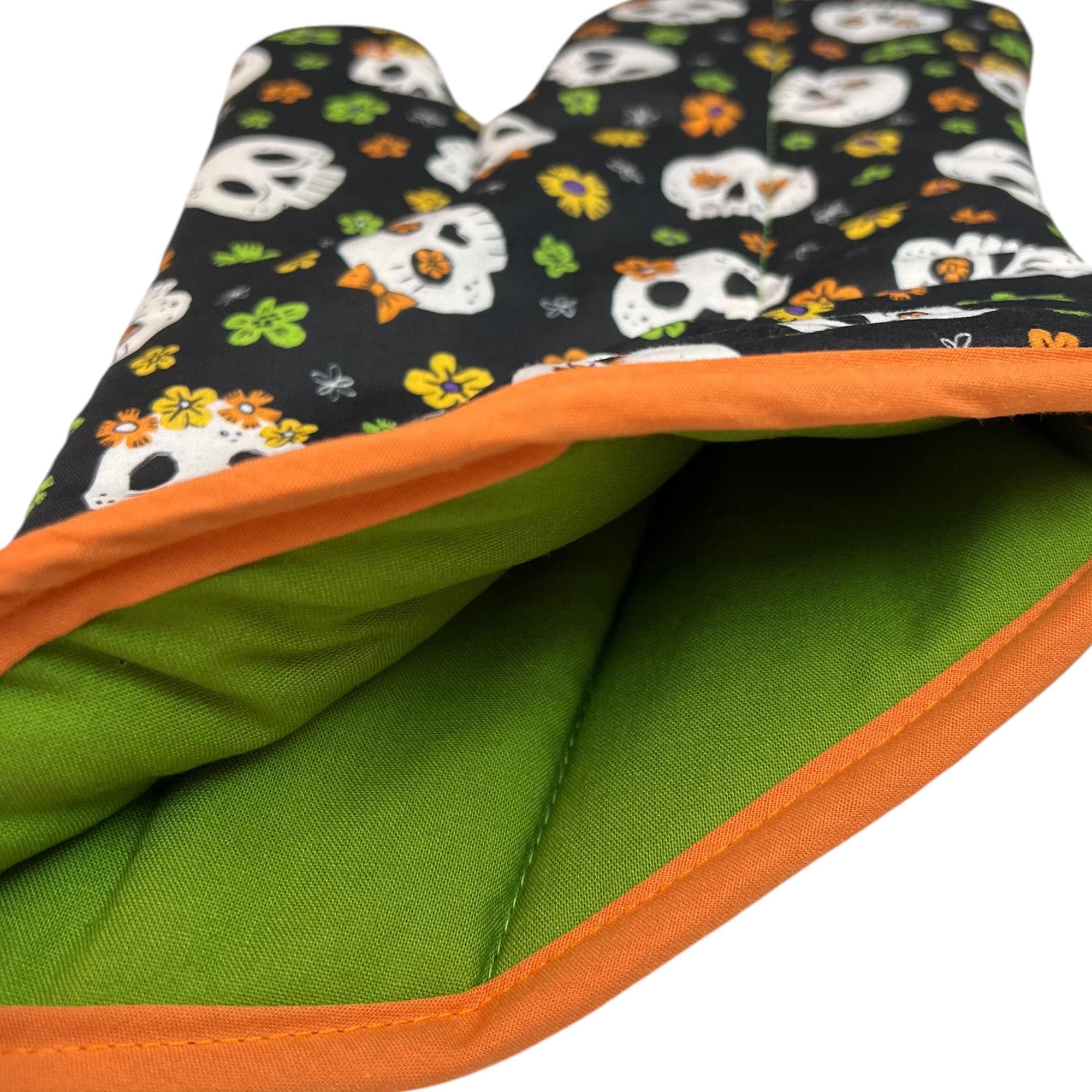 Skulls in Bloom Oven Mitt