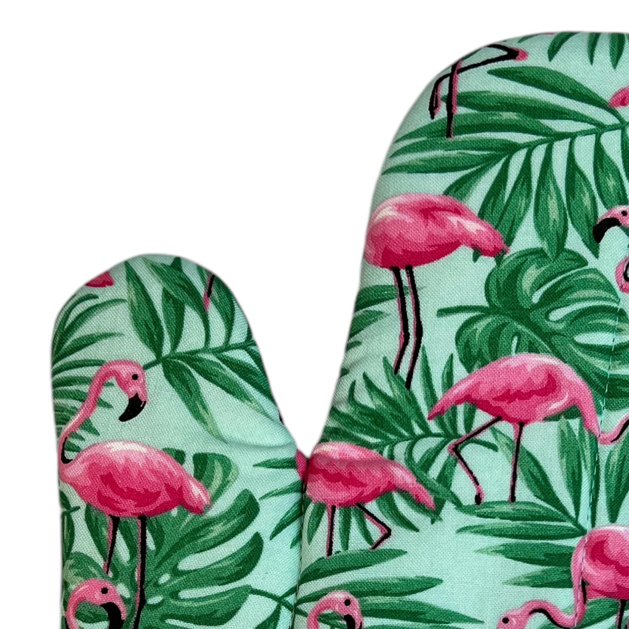 Flamingo Paradise Oven Mitt