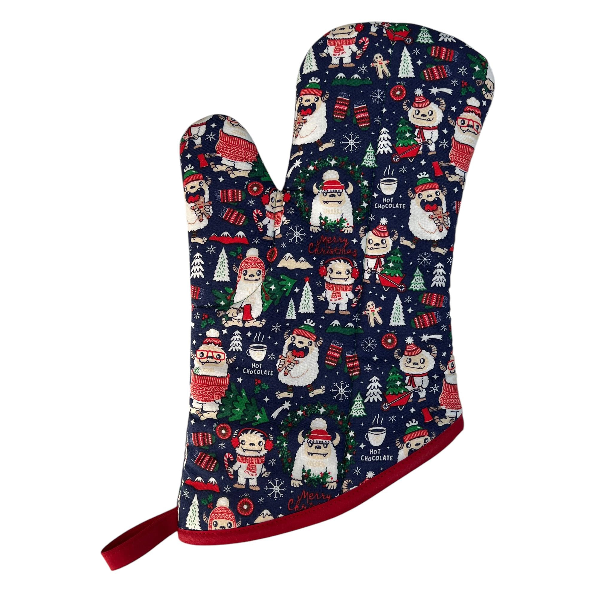 SALE- Yeti Wonderland Oven Mitt