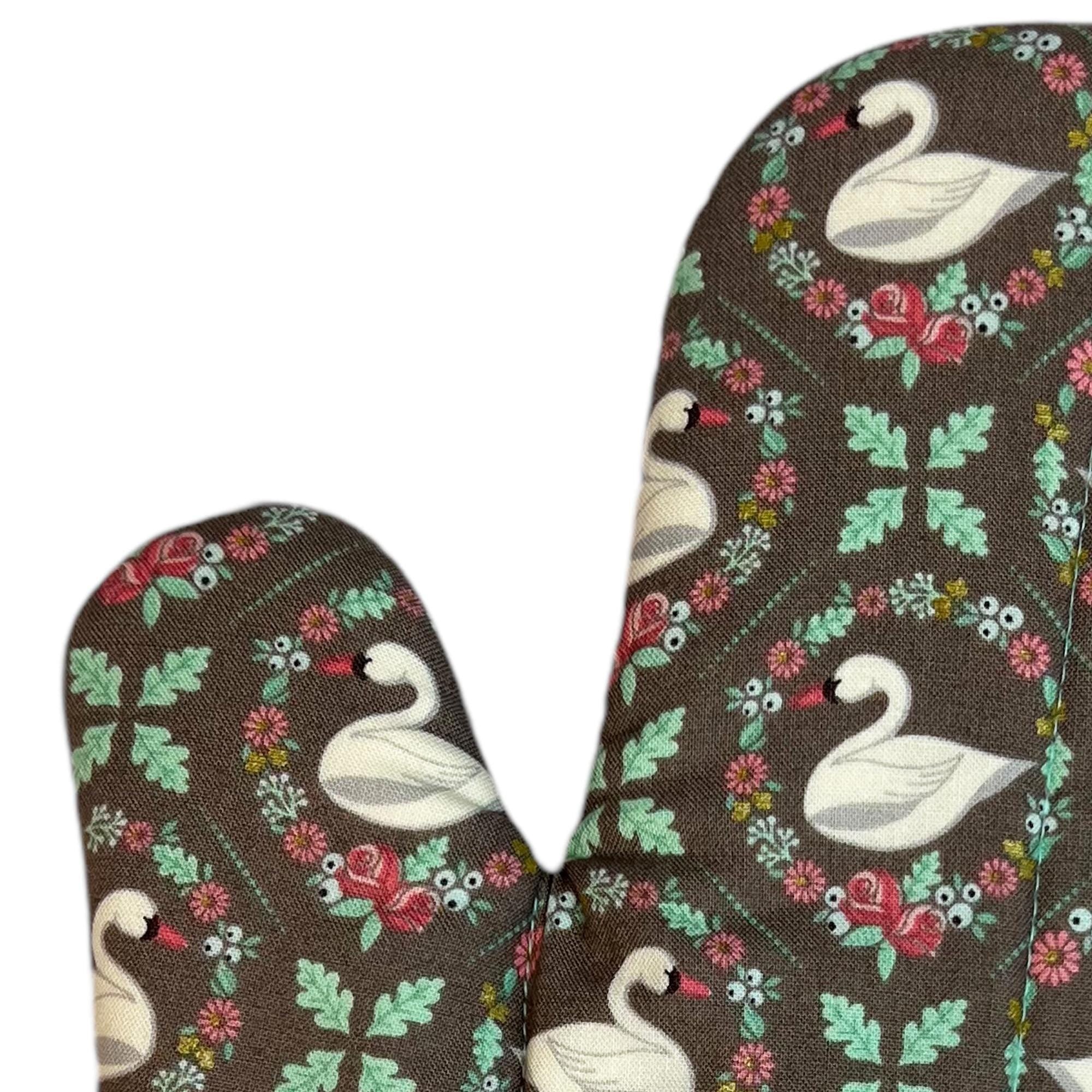 Swans Oven Mitt