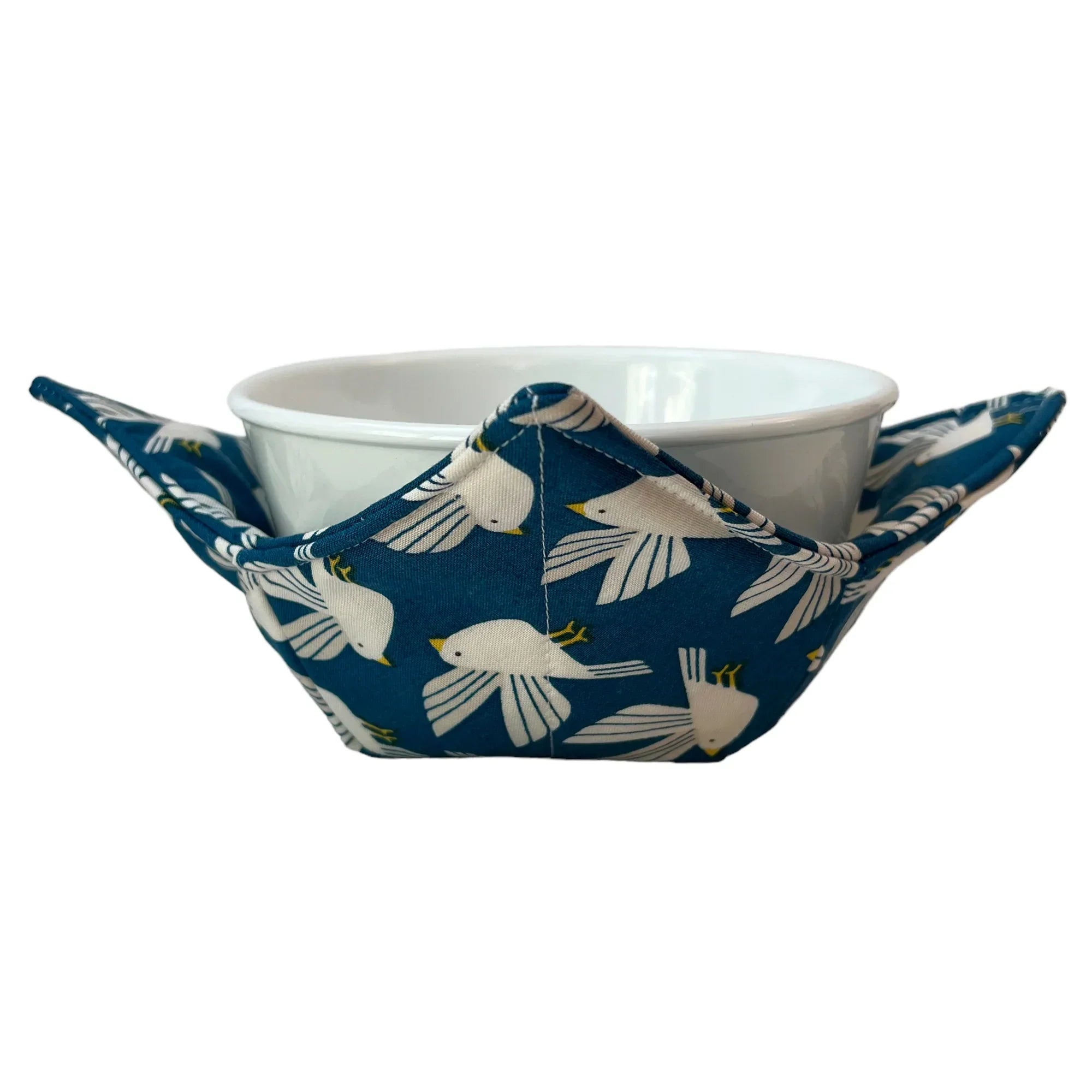 Blue Birds Microwave Bowl Cozy