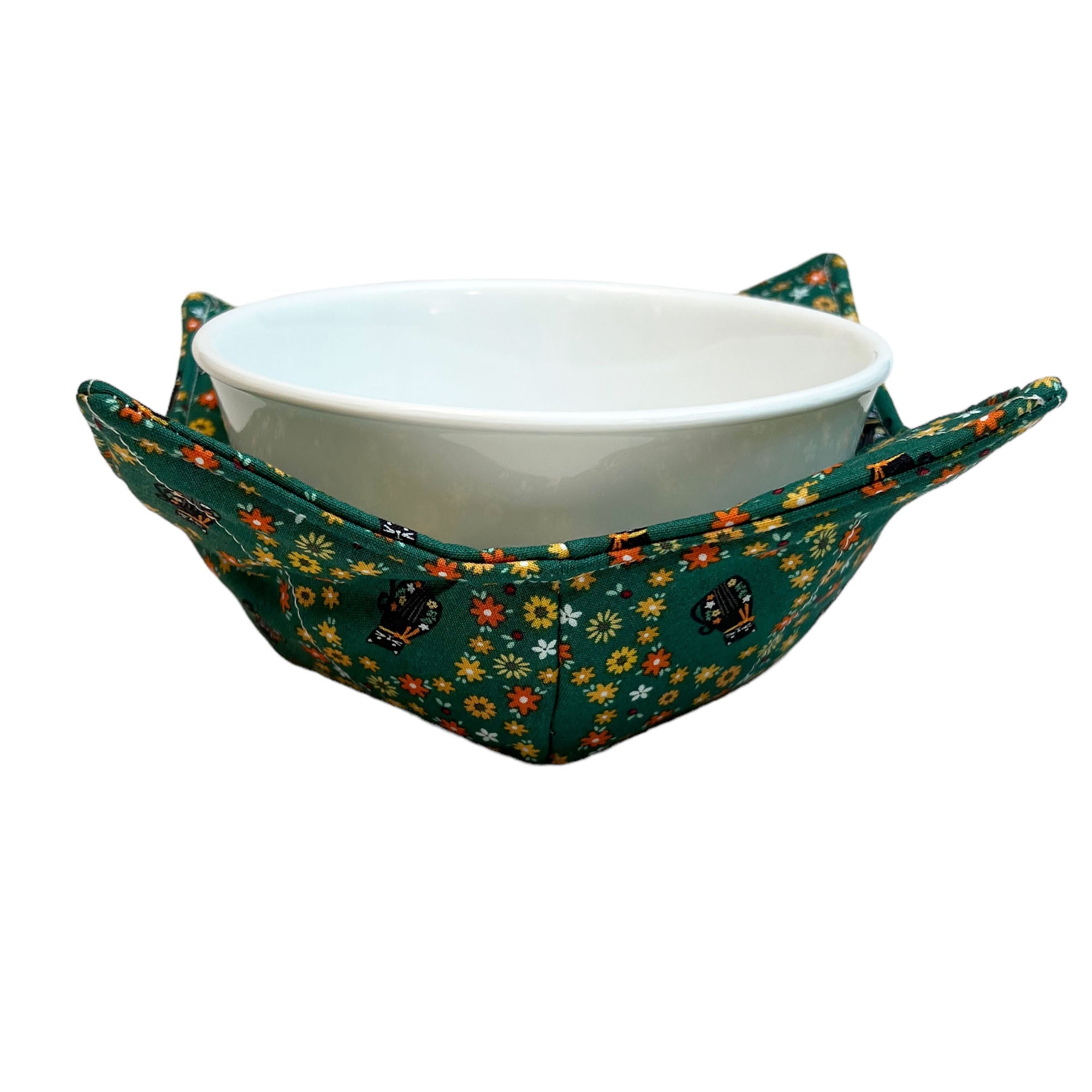 Kitties in Bloom Microwave Bowl Cozy